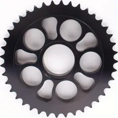 KeRa, Kettenblatt, Zahnrad Alukettenrad harteloxiert rauchgrau DUC748/916/996520T45Z incl. Teflonring