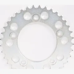 PBR aluminium rear sprocket hard anodized smoke grey 525 - 39T