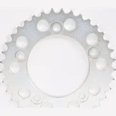 PBR aluminium rear sprocket hard anodized smoke grey 525 - 43T