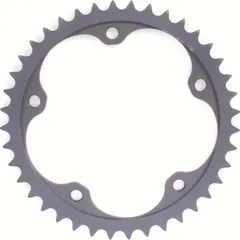 PBR aluminium rear sprocket hard anodized smoke grey 40T 525