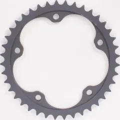 PBR aluminium rear sprocket hard anodized smoke grey 42T 525
