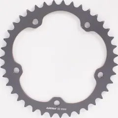 PBR aluminium sprocket hard anodized smoke grey 520-43T