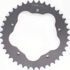 PBR aluminium rear sprocket hard anodized smoke grey for PBR rear sprocket holder 520 - 44T