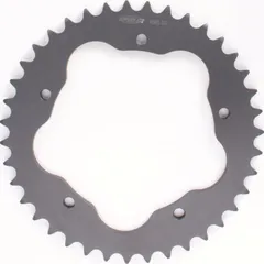 PBR aluminium rear sprocket hard anodized smoke grey for PBR rear sprocket holder 525 - 42T