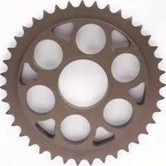 PBR aluminium rear sprocket hard anodized smoke grey 39T - 520