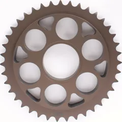 PBR aluminium rear sprocket hard anodized smoke grey 40T - 520