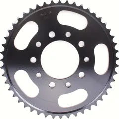 PBR aluminium rear sprocket hard anodized smoke grey 38Z 530T
