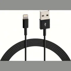 Lightning MFI-Kabel/Ladekabel für Apple 1M, schwarz (Laden und Synchronisieren)