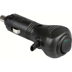 Stecker für Zigarrenanzünder mit seitlichem Kabeleingang, 12/24V