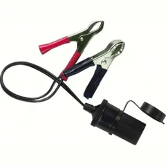 Stromanschluss mit Batterie-Clips 12/24V