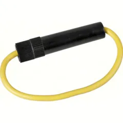 Bakelite in-line fuse holder for glass tube fuse