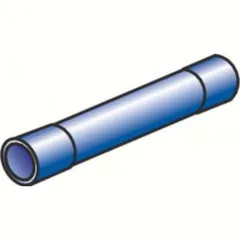 10 Druck-Schnellverbinder - Blau