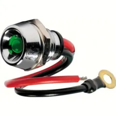 Led indicator light - 12/24V - Green