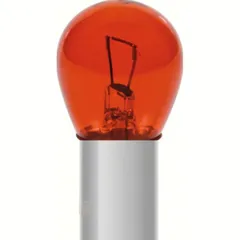 12V Red Dyed Glass, Single filament lamp - (P21W) - 21W - BA15s - 2 pcs - D/Blister