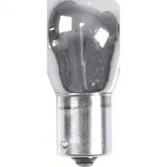 12V Single filament lamp - (P21W) - 21W - BA15s - 2 pcs - D/Blister - Chrome/White