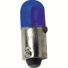Blaue MICRO-LAMPE BA9S 4W, 2 Stk