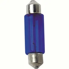 12V Festoon lamp - (C10W) - 11x35 mm - 10W - SV8,5-8 - 2 pcs - D/Blister - Blue