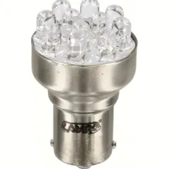 12V Multi-Led Lamp 11 Led - (P21W) - BA15s - 1 pcs - D/Blister - Red