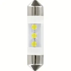 12V Festoon lamp 3 Led - (C5W) - 10x35 mm - SV8,5-8 - 2 pcs - D/Blister - Blue