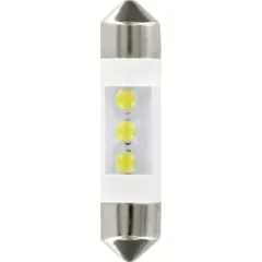 12V Festoon lamp 3 Led - (C5W) - 10x35 mm - SV8,5-8 - 2 pcs - D/Blister - White