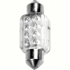 12V Festoon lamp 8 Led - 13x35 mm - SV8,5-8 - 1 pcs - D/Blister - White