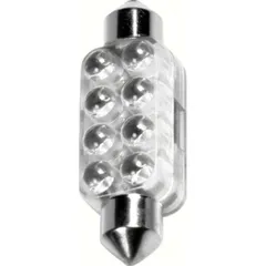12V Festoon lamp 8 Led - 13x44 mm - SV8,5-8 - 1 pcs - D/Blister - Red