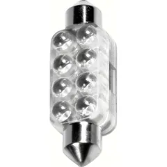 12V Festoon lamp 8 Led - 13x44 mm - SV8,5-8 - 1 pcs - D/Blister - White