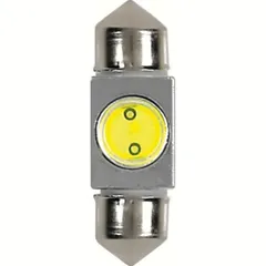 12V Hyper-Led 2 - 1 SMD x 2 chips - 10x31 mm - SV8,5-8 - 1 pcs - D/Blister - White