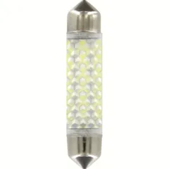 12V Hyper-Led 36 - 36 SMD x 1 chips - 15x41 mm - SV8,5-8 - 1 pcs - D/Blister - White - Double polarity