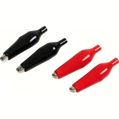 Microclips, set 4 battery clamps - 4,5 cm