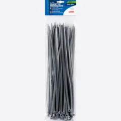 Cable ties 100 pcs - 30 cm - Grey