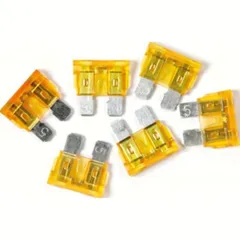 Smart-Led, set 6 indicator plug-in fuses, 12/32V - 5A