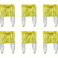 Smart-Led, set 6 indicator micro-blade fuses, 12/32V - 20A