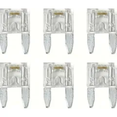 Smart-Led, set 6 indicator micro-blade fuses, 12/32V - 25A