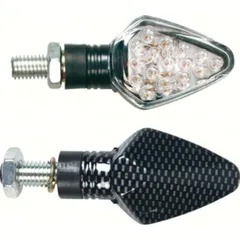 "Penta" LED Blinker Set 12V - Carbon Look