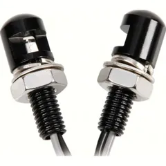mini Led blue light, M8x20, 2 pcs - black