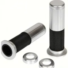 "Tatoo" Lenkergriffe aus Gummi und Aluminium