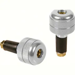 "Bar Ends" Lenkergewichte silber für 13-17mm Bohrungen