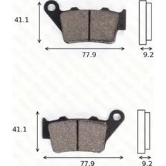 Disc brake pads MCB 672 EC