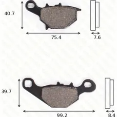 Disc brake pads TRW/Lukas MCB 679 EC