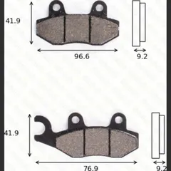 Brake pads MCB 689 EC ABE approved