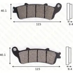 Disc brake pads MCB 693 SRM