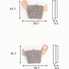 Disc brake pads MCB 730 EC