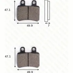Disc brake pads MCB735EC