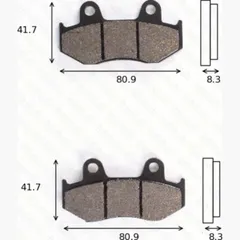 Disc brake pads MCB 746