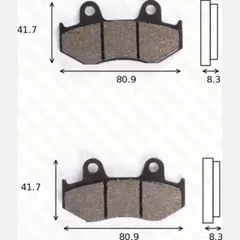 Disc brake pads MCB 746 SRM