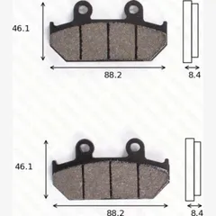 Disc brake pads MCB751SRM