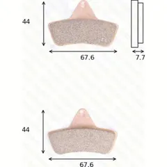 disk brake pads MCB 763 SI