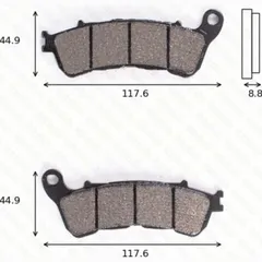Disc brake pads MCB776SRM