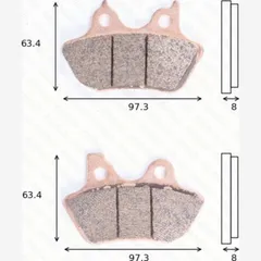 disk brake pads MCB778SH